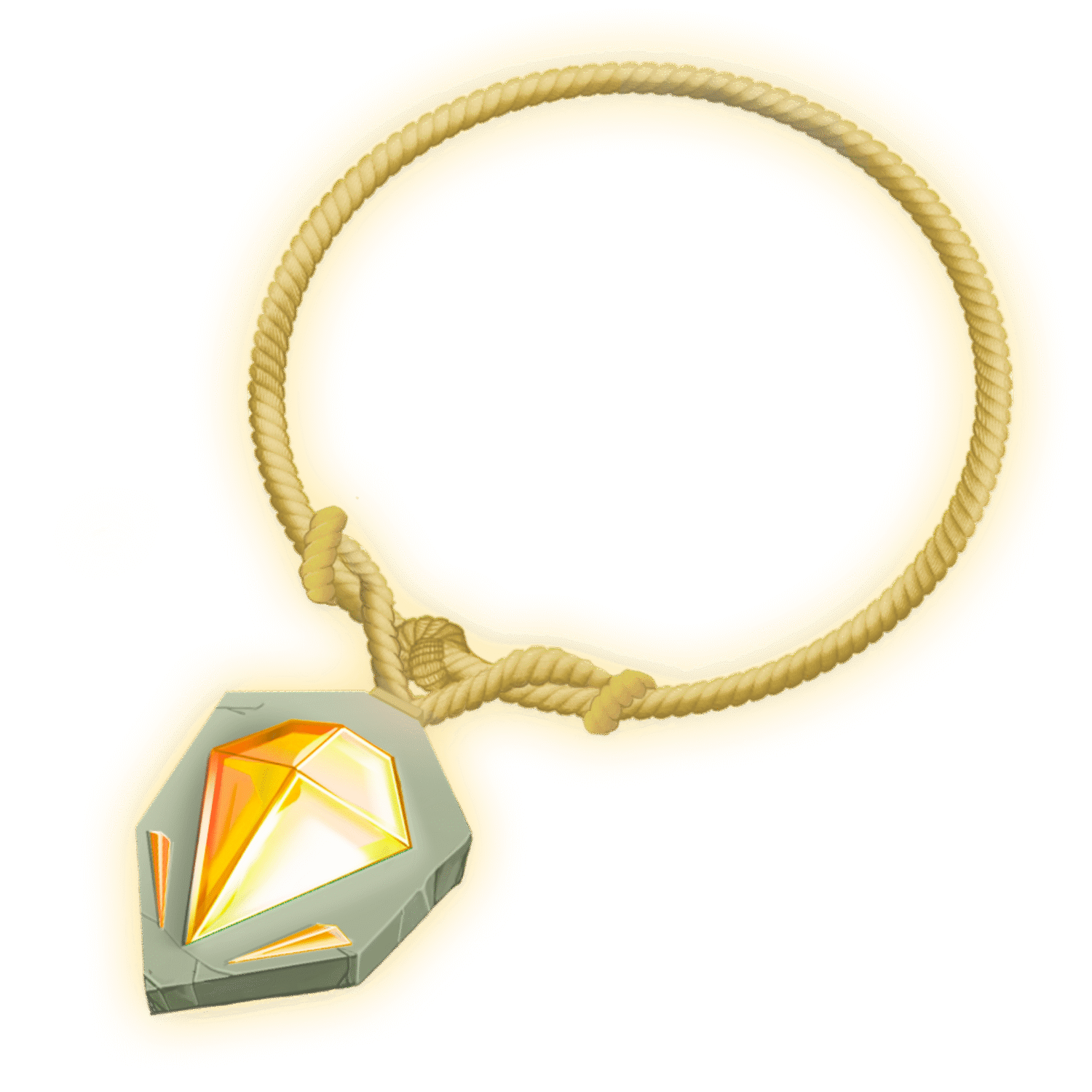 Golden Yellow Amulet