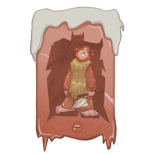 Yeti With a Raw Millirium Axe