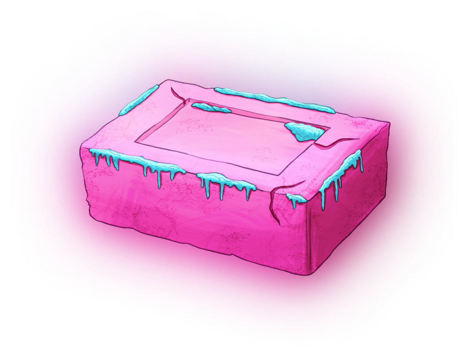 Neon Pink Magic Brick