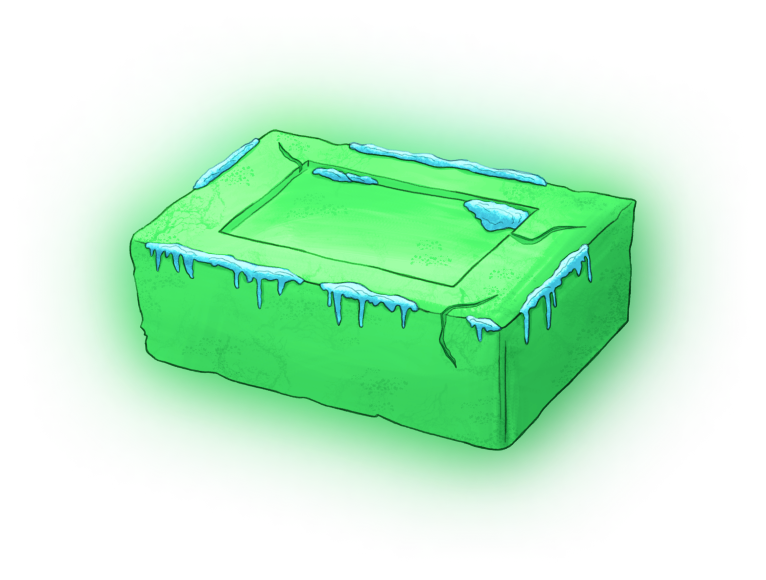 Neon Green Magic Brick