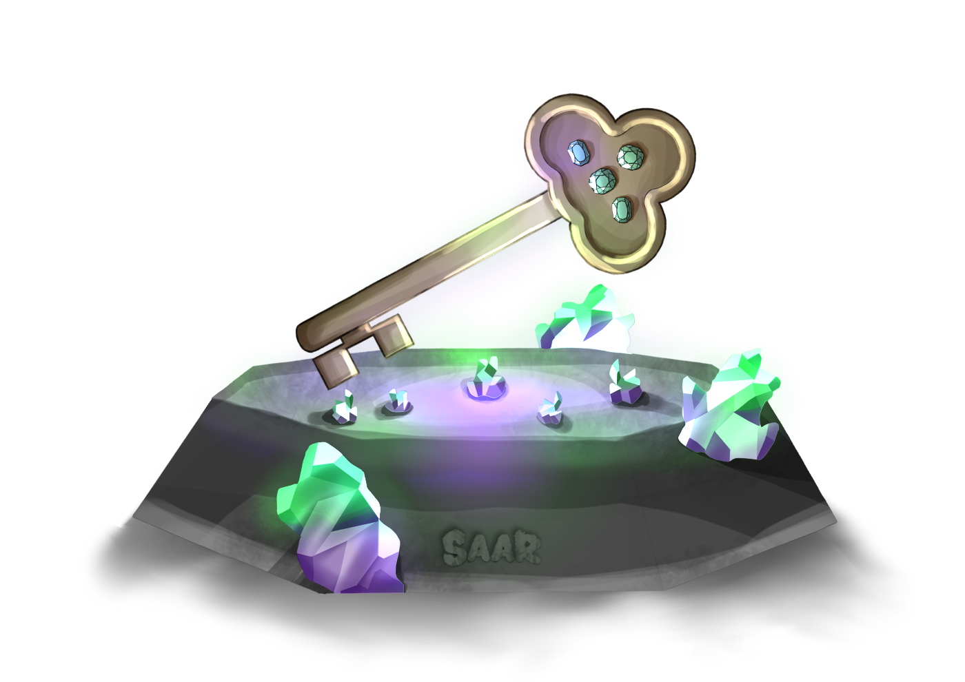 SaaR Crystal Key Pass