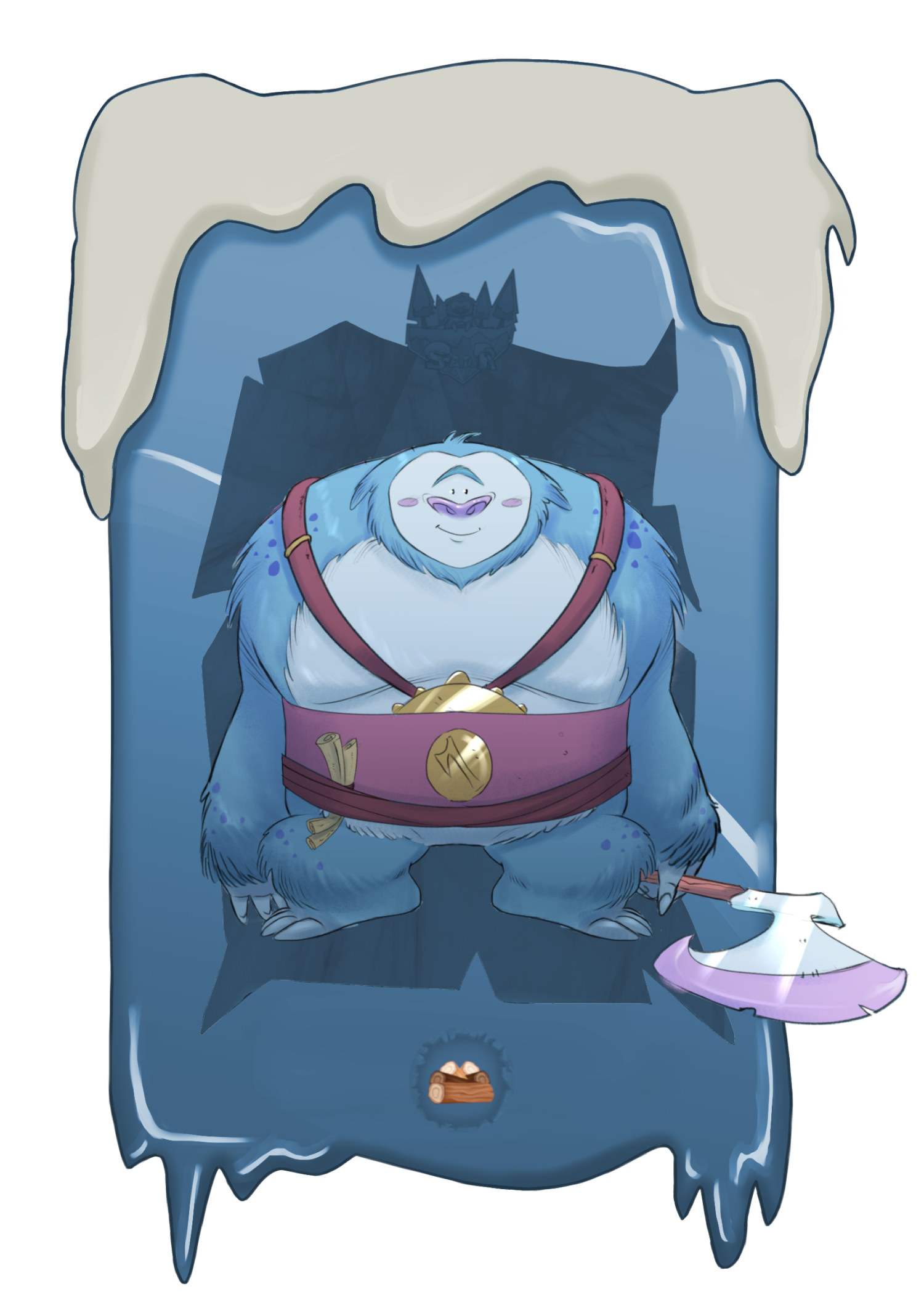 Yeti With a Millirium Axe